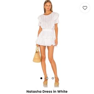 Love shack fancy Natasha dress in white